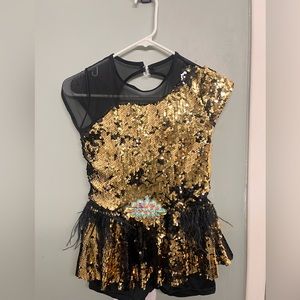 Weissman gold and black costume